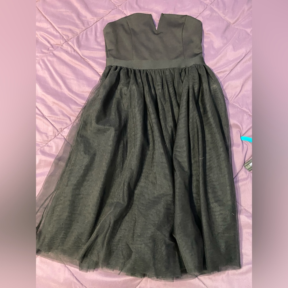 Haute Monde Black Zippered Dress